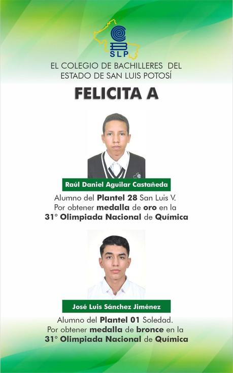 Estudiantes potosinos del Cobach triunfan en la Olimpiada Nacional