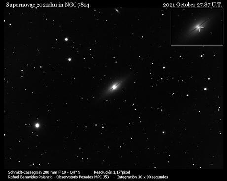 SN 2021rhu, una supernova en NGC 7814