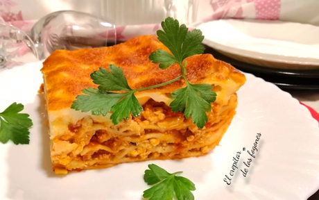 LASAÑA DE POLLO Y QUESO ¡Perfecta para triunfar! LASAÑA DE POLLO Y QUESO ¡Perfecta para triunfar!