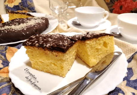 TARTA DE COCO Y CHOCOLATE ¡Receta fácil y riquísima!