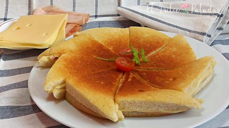 medallones de jamón y queso