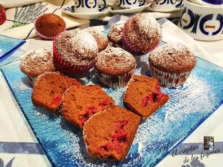 tarta de frambuesas y hojaldre