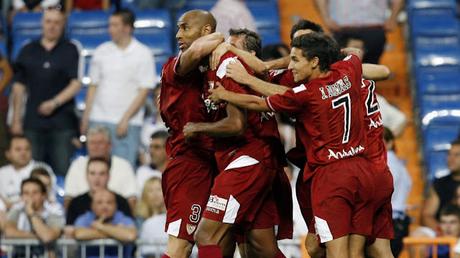 El Sevilla FC no gana en Liga en el Santiago Bernabéu desde 2008