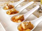 Cucharillas foie manzana dulce