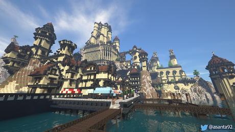 Avance 1: Black Castle Island en Minecraft, por @asanta92 (twitter).