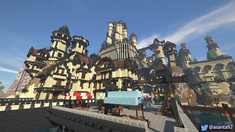 Avance 1: Black Castle Island en Minecraft, por @asanta92 (twitter).
