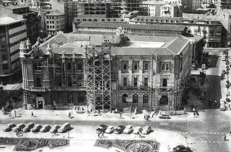 1965:obras de ampliación del Ayuntamiento de Santander