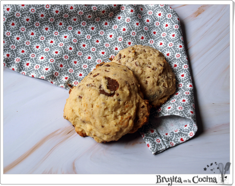 Cookies queso y chocolate