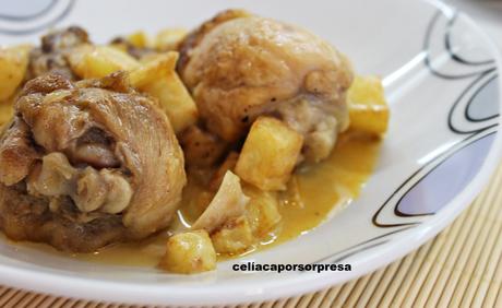JAMONCITOS DE POLLO A LA CERVEZA (olla exprés) JAMONCITOS DE POLLO A LA CERVEZA (olla exprés)