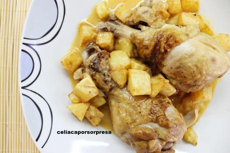 JAMONCITOS DE POLLO A LA CERVEZA (olla exprés)