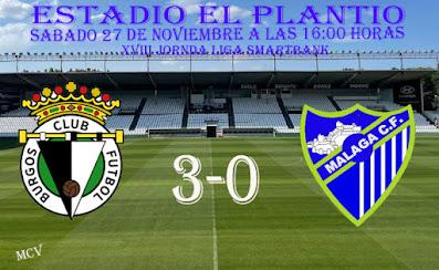 BURGOS CF 3-0 MALAGA CF