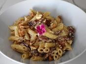 Pasta panceta nata nueces