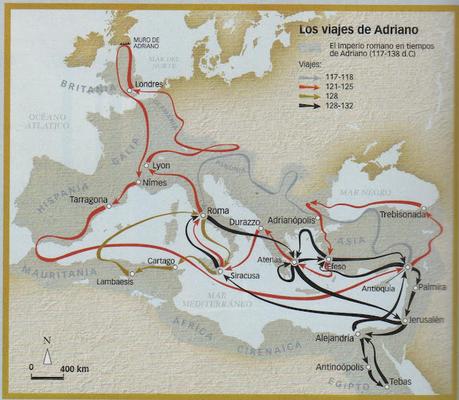 EL ITINERARIO DEL EMPERADOR VIAJERO EN HISPANIA. ADRIANO EN LA PENÍNSULA IBÉRICA