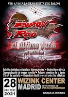 Concierto de Barón Rojo en el WiZink Center