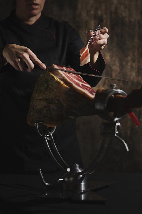 jamon iberico cortado a mano
