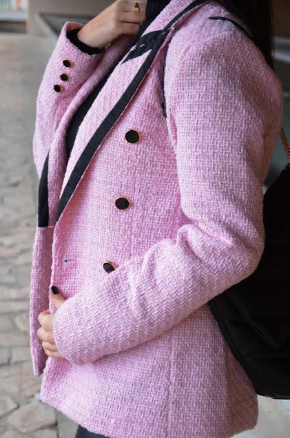 Pink blazer | Shein