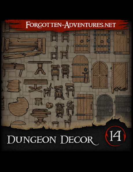 Dungeon Decor - Pack 14, de ForgottenAdventures Dungeon Decor - Pack 14, de ForgottenAdventures