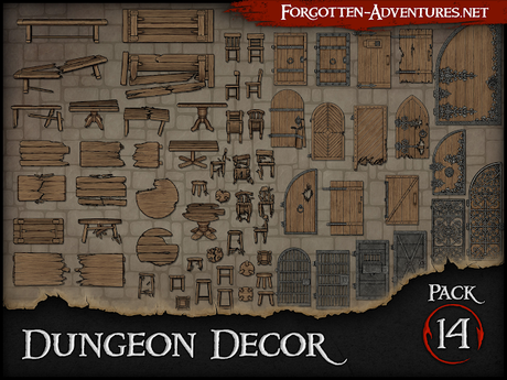 Dungeon Decor - Pack 14, de ForgottenAdventures Dungeon Decor - Pack 14, de ForgottenAdventures