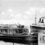 Vapor en la bahía de Santander