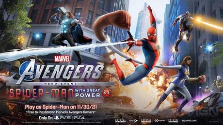 Spider-Man ya llegó a Marvel’s Avengers como héroe exclusivo de PlayStation
