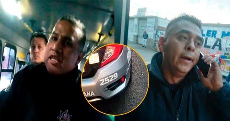 (Vídeo) Policía Metropolitana comete abuso de autoridad contra camionero