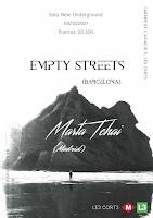 Concierto de Empty Streets y Marta Tchai en New Underground