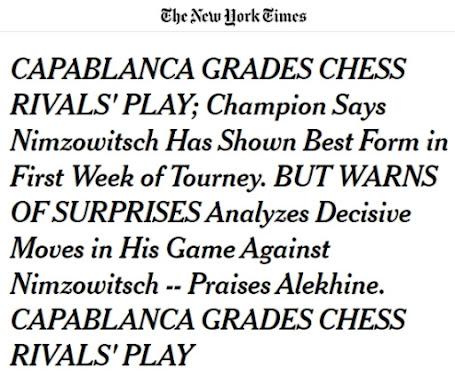 Lasker, Capablanca y Alekhine o ganar en tiempos revueltos (241)