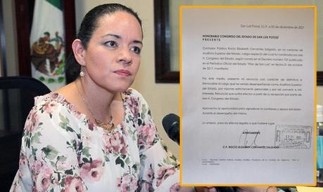 Renuncia Roció Cervantes, titular de la Auditoria Superior del Estado.