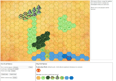Hexer, para hacer mapas con hexágonos fácilmente