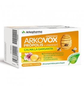 Arkovox Própolis y Vitamina c Miel 24 Comprimidos Arkovox Própolis y Vitamina c Miel 24 Comprimidos