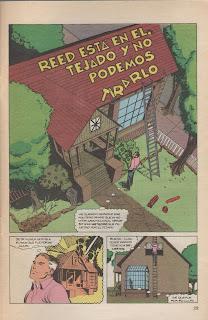 Rescatando lágrimas de la lluvia: Reed está en el tejado y no podemos bajarlo