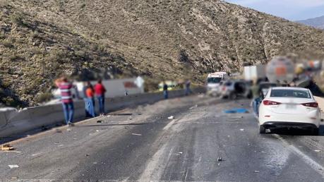 Cinco fallecidos en la Carretera 57, tramo Matehuala – Saltillo