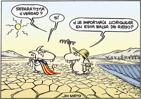 Chistes gráficos sobre indepes y el procés