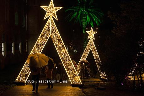 Llums del Sant Pau en Navidad en Barcelona