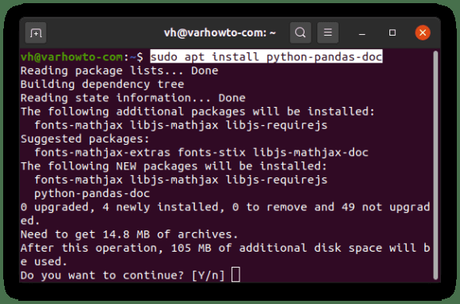 Instalar Pandas en Ubuntu