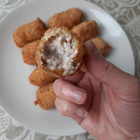 CROQUETAS DE POLLO KETO
