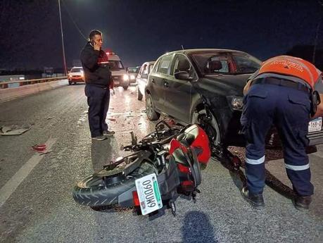 Cuatro lesionados en la Carretera 57 y Eje 114
