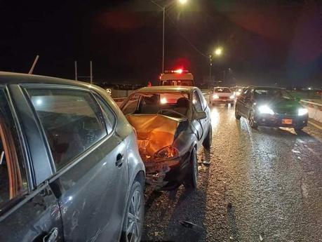Cuatro lesionados en la Carretera 57 y Eje 114