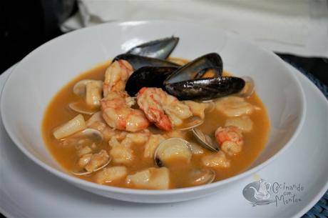 Sopa de pescado y marisco