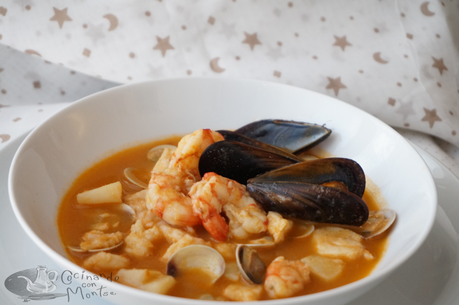 Sopa de pescado y marisco