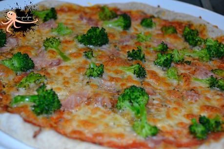 pizza de brocoli integral