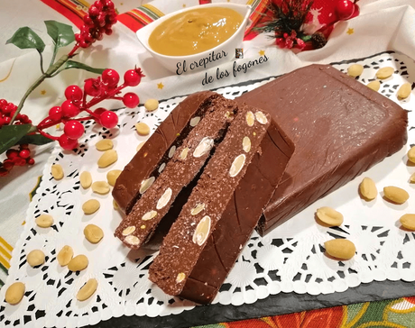 turrón de coco y leche condensada