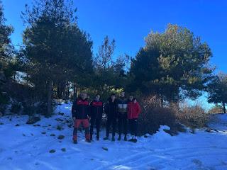 Exploración en Cazorla sobre la nieve