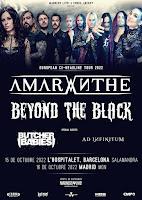 Nuevas fechas gira en España de Amaranthe y Beyond the black