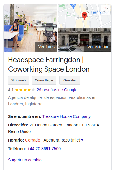 ¿Cómo usar Google Profile Business para promocionar tu alquiler de espacios? perfil no optimizado de Google Business Profile