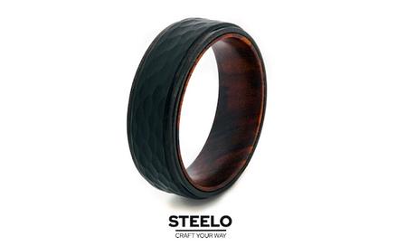 anillo para hombre tungsteno negro