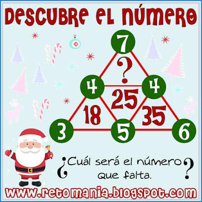 RETOS MATEMÁTICOS - NAVIDAD Descubre el número, Encuentra el número, ¿Cuál es el número?, Matemática y Navidad, Desafíos matemáticos, Retos matemáticos, Problemas matemáticos