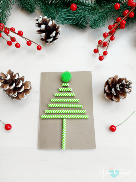 Tarjetas de Navidad para hacer con niños – Manualidades DIY