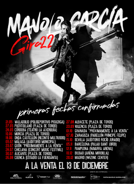 Manolo García: nuevo disco y primeros conciertos de presentación en 2022