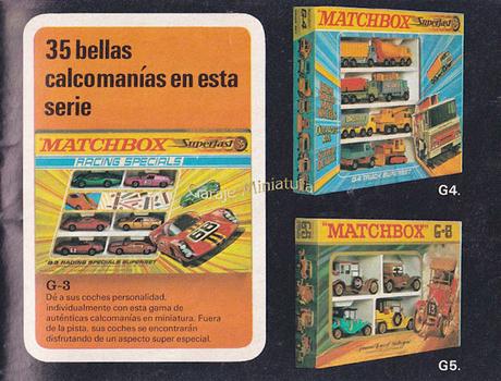 Los Super Sets de Matchbox en el catálogo internacional del año 1971 Los Super Sets de Matchbox en el catálogo internacional del año 1971